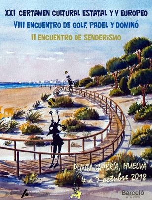 Cartel del Certamen Cultural que tuvo lugar en Punta Umbr&iacute;a 2018