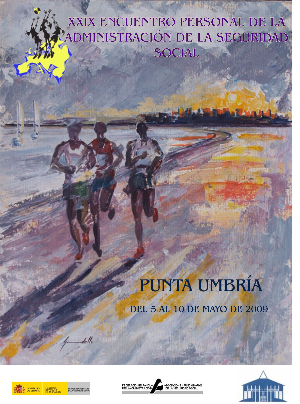 Cartel de los encuentros nacionales de Punta Umbría 2009