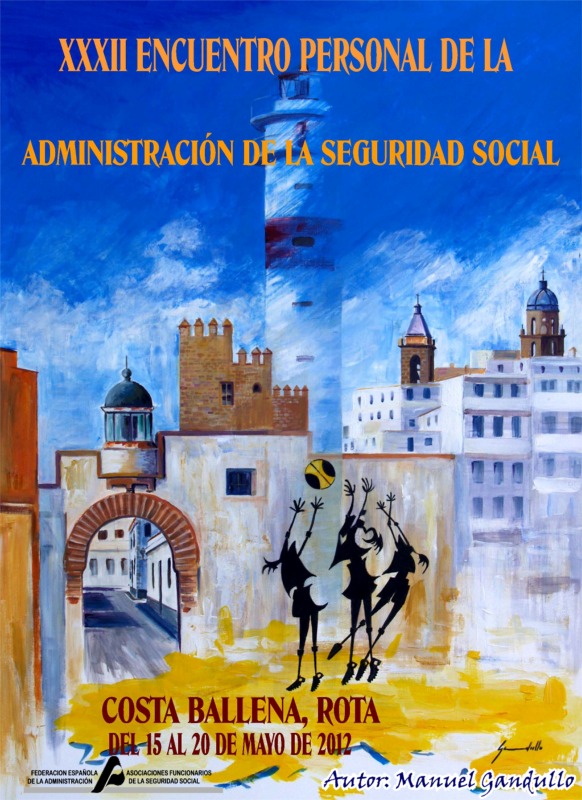 Cartel de los encuentros nacionales de Rota 2012