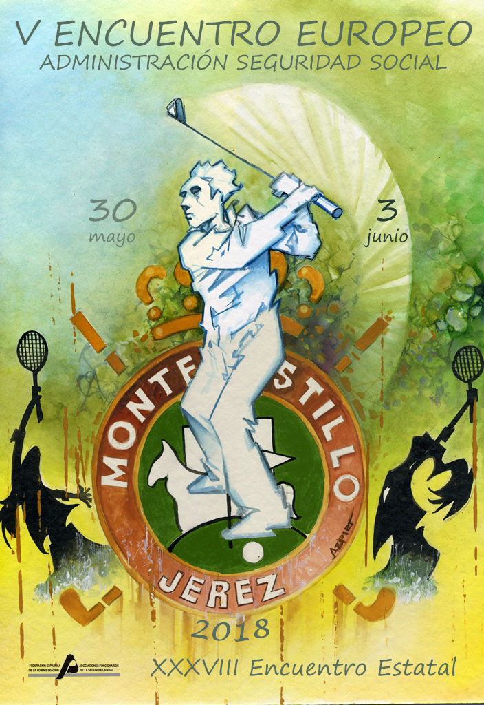 Cartel de los encuentros nacionales de Montecastillo 2018