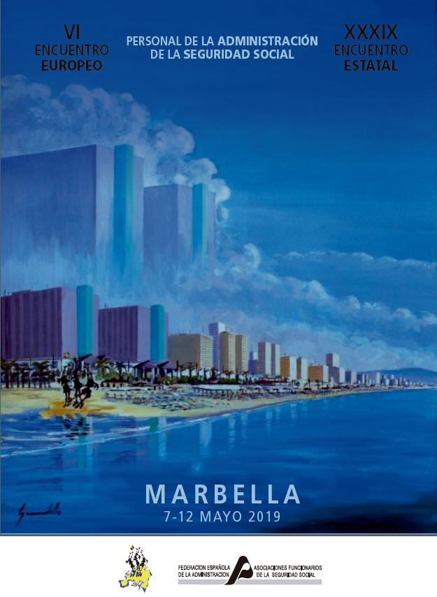 Cartel de los encuentros nacionales de Marbella 2019