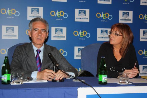 Inauguración de la exposición en el I Concurso Cultural Europeo