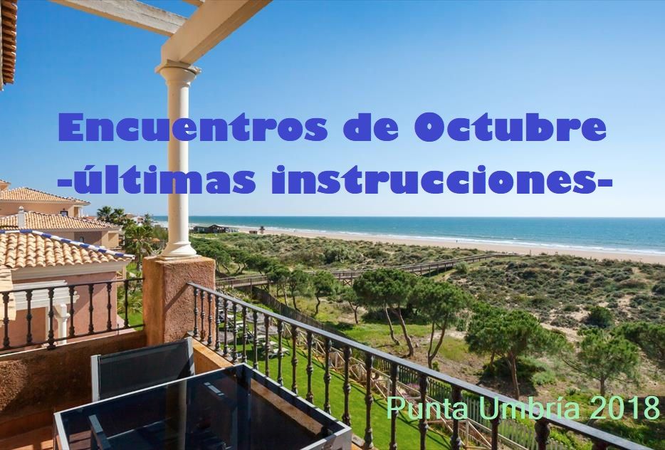 Programa y calendario de actividades - Punta Umbría 2018