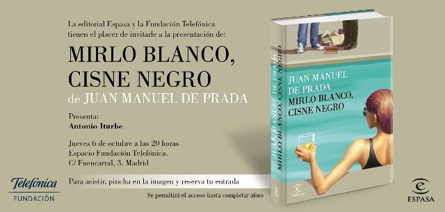 Presentación de "Mirlo blanco, cisne negro"