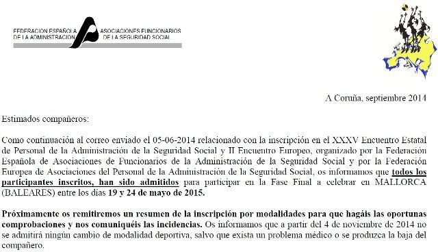 Condiciones participacion Mallorca 2015