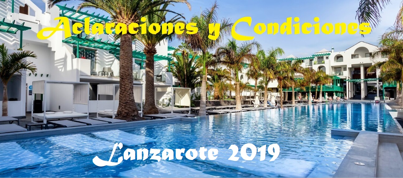 XL Encuentro - Aclaraciones y Condiciones