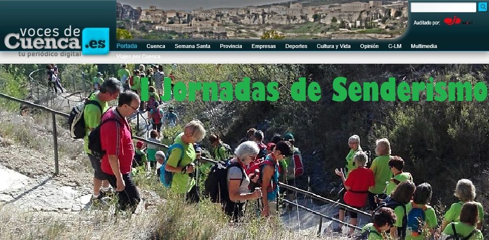 La revista digital Voces de Cuenca hace eco de las I Jornadas de senderismo
